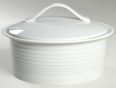 Maze Gray (Light) 2 Qt Round Covered Casserole