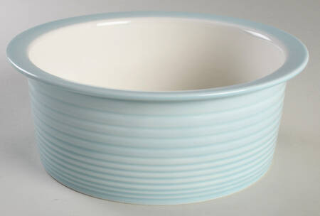 Maze Blue (Light) 2 Qt Round Covered Casserole No Lid