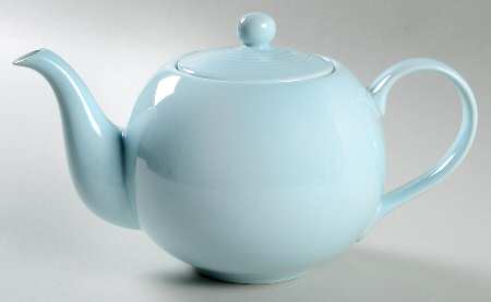 Maze Blue (Light) Teapot & Lid