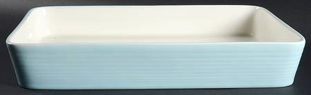 Maze Blue (Light) 15" Rectangular Baker