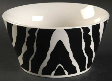 Zebra (Soft Square) Soup/Cereal Bowl