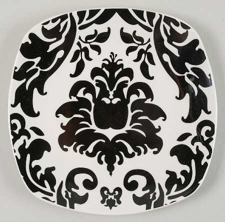 Damask (Soft Square) Salad Plate
