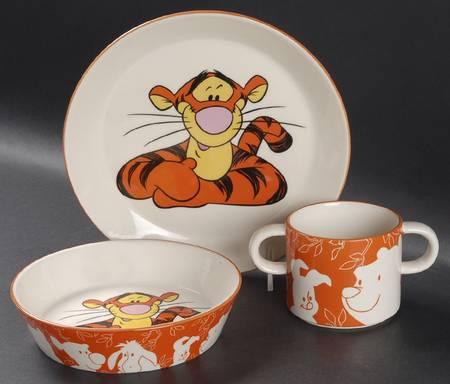 Winnie the Pooh (Earthenware) (3 Piece) Child's Set