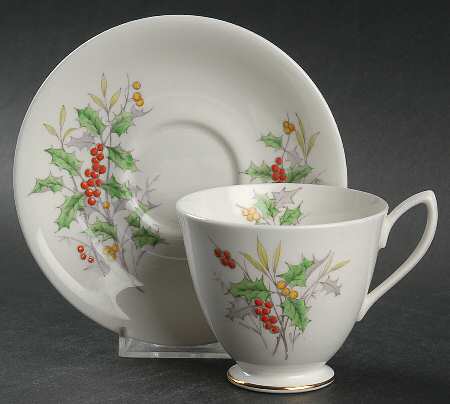 Flowers of the Month(Unknown Shape) Footed Cup & Saucer Set