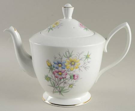 Flowers of the Month(Unknown Shape) Teapot & Lid