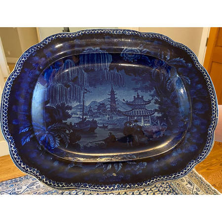 Palestine 17" Oval Serving Platter