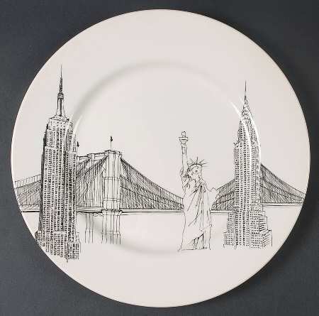 City Scenes Dinner Plate