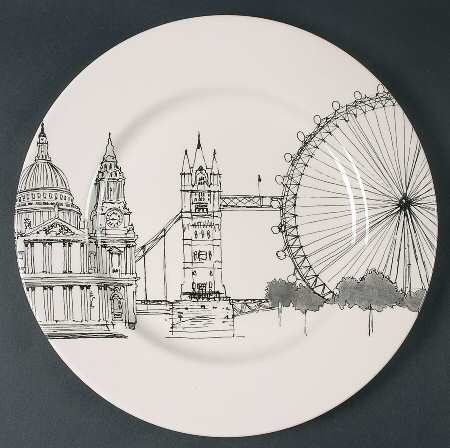 City Scenes Dinner Plate