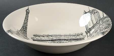 City Scenes 10" Round Vegetable Bowl