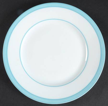 Tropic Turquoise (No Monograms) Salad Plate