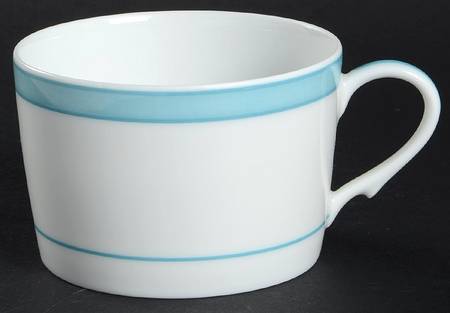 Tropic Turquoise (No Monograms) Flat Cup