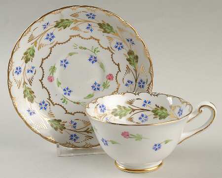 3796 Footed Cup & Saucer Set