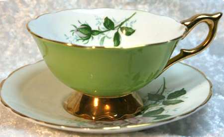1994 Footed Cup & Saucer Set