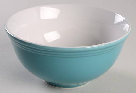 Vintage Teal Soup/Cereal Bowl