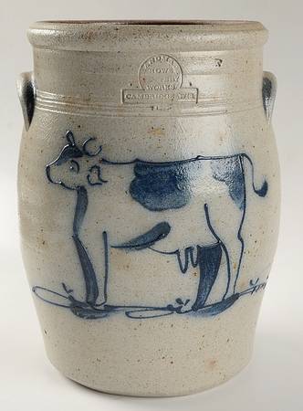 Cow 10" Storage Jar No Lid