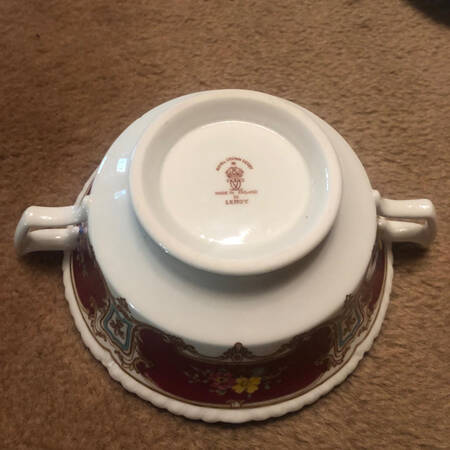 Leroy Footed Cream Soup Bowl