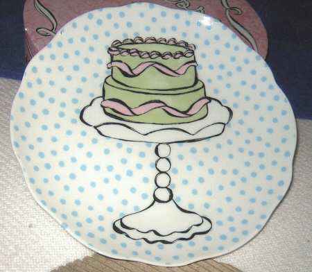 Eat Dessert First Dessert/Pie Plate
