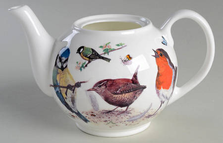 Garden Birds Teapot No Lid