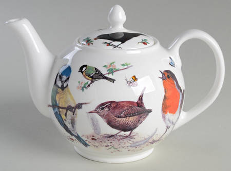 Garden Birds Teapot & Lid