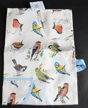 Garden Birds Cloth Kitchen Apron