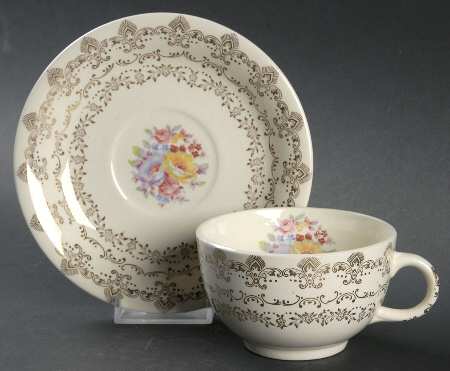 Claremore Flat Cup & Saucer Set