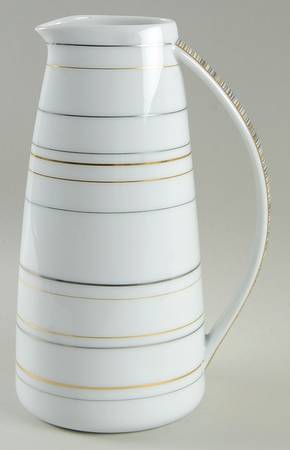 Attraction Gold and Platinum Tea/Coffee Pot No Lid