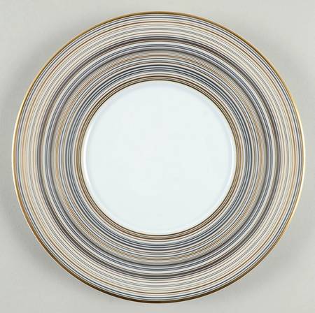 Attraction Gold and Platinum Salad/Dessert Plate