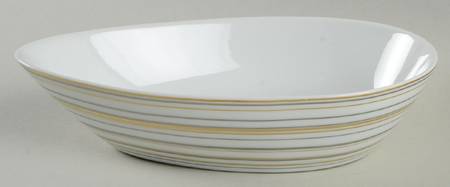 Attraction Gold and Platinum Pickle Dish