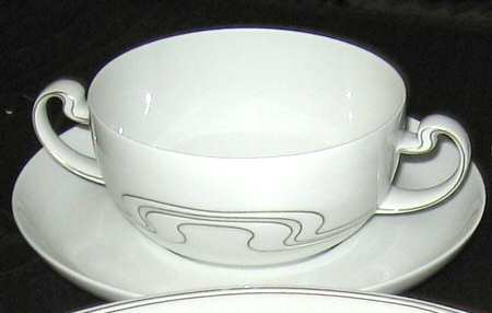 R2121 Flat Cream Soup Bowl & Saucer Set