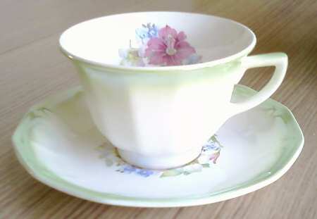 Adelphia Footed Cup & Saucer Set