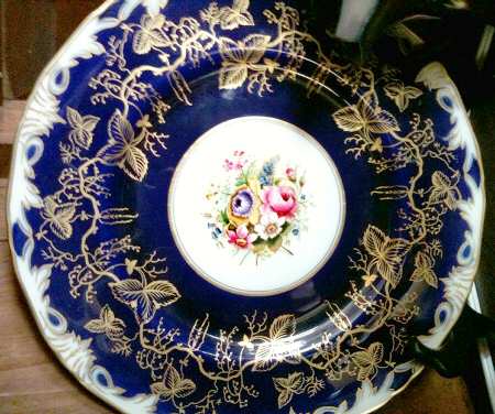 Elegant Cobalt Blue Dinner Plate