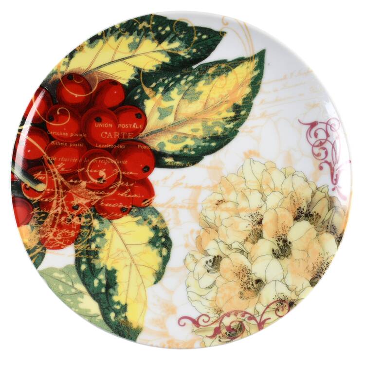 Botanical Holiday Dessert/Pie Plate