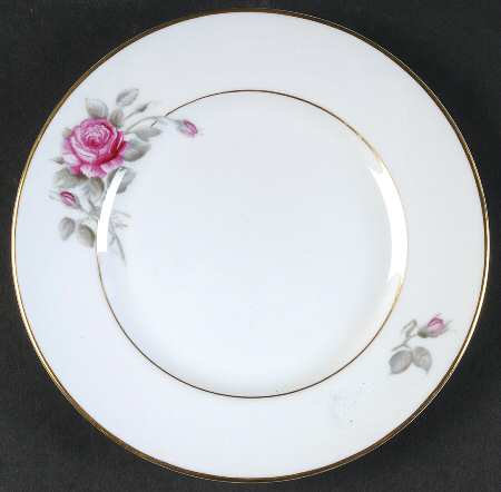 Worcester Rose (Z2237-4, Pink Rose) Bread & Butter Plate