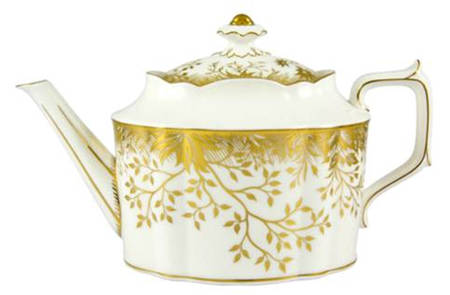 Arboretum Gold Teapot & Lid