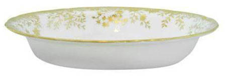 Arboretum Gold 9" Oval Vegetable Bowl