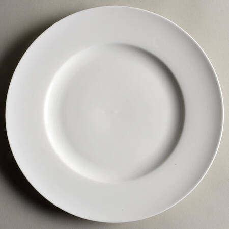Jade White Luncheon Plate
