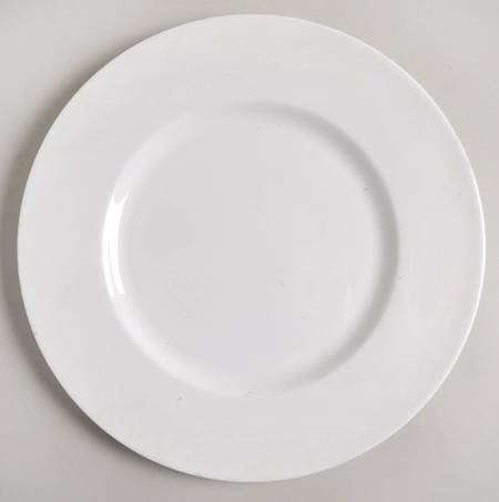 Jade White Salad Plate