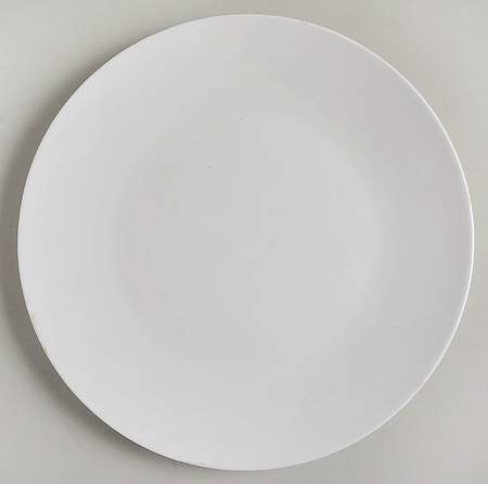Jade White Coupe Dinner Plate