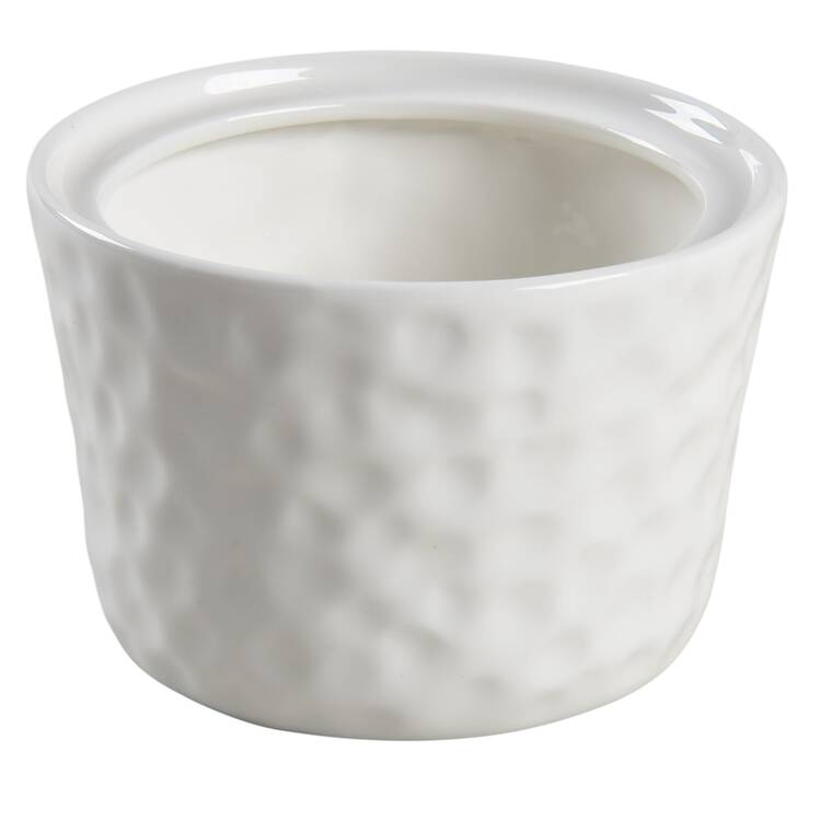 Vanilla Marble Sugar Bowl No Lid