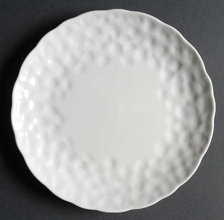 Vanilla Marble Salad Plate