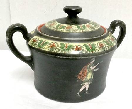 Corinthian Ware Sugar Bowl & Lid