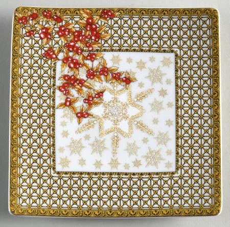 Christmas in Your Heart 5" Square Candy Dish