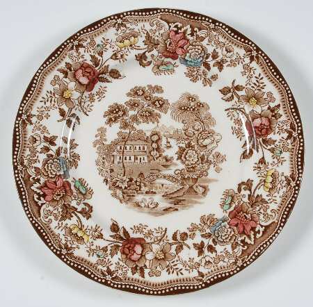 Tonquin Brown Multicolor (Brown Center) by Royal Staffordshire