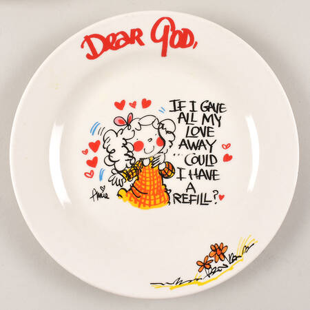 Dear God Salad Plate