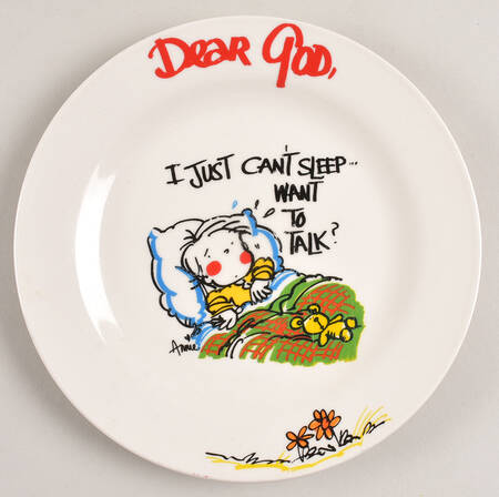 Dear God Salad Plate