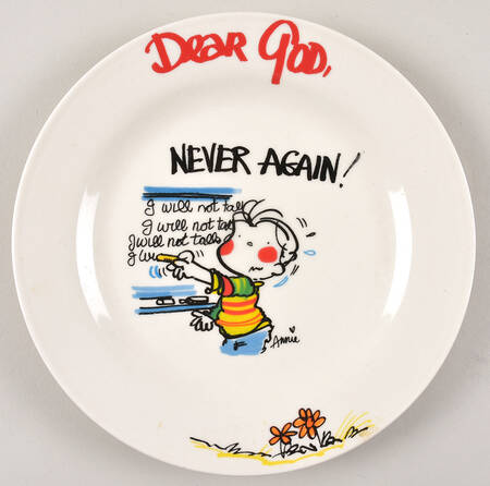 Dear God Salad Plate
