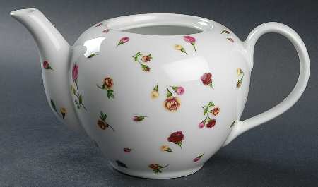Country Rose Buds Teapot No Lid