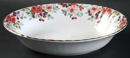 Rosa 9" Oval Vegetable Bowl