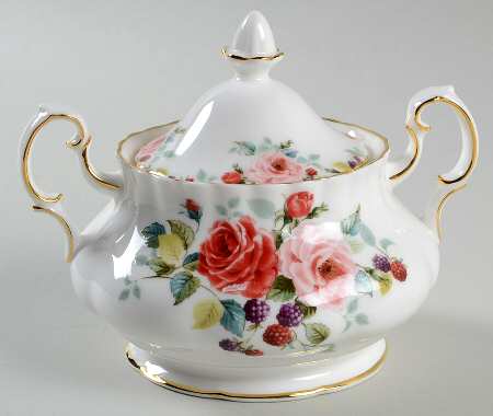 Rosa Sugar Bowl & Lid
