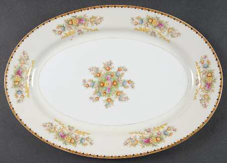Adeline 12" Oval Serving Platter